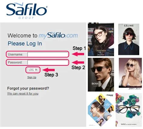 safilo and you login.